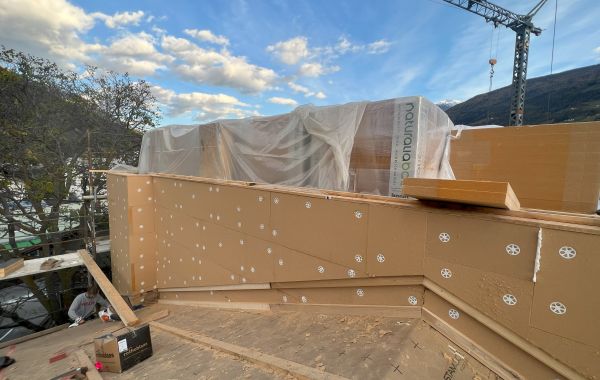 Verputzbare Holzfaser