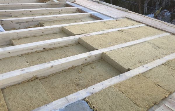 Wärmedämmung mit flexibler Holzfaser