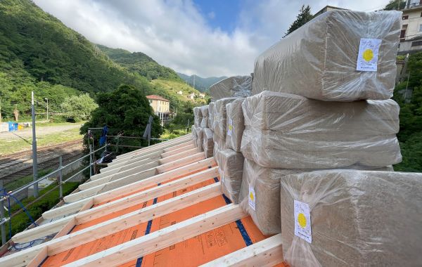 Wärmedämmung mit Hanf